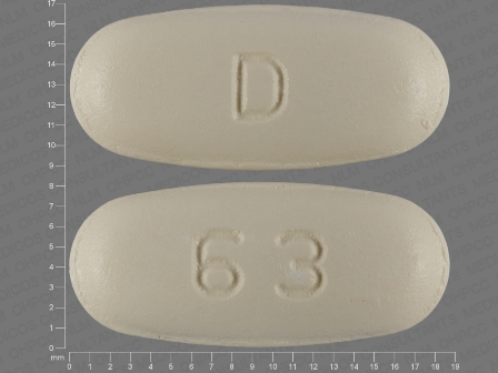 D 63: (57237-045) Clarithromycin 500 mg Oral Tablet, Film Coated by Remedyrepack Inc.