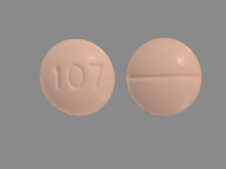 107: (57664-107) Promethazine Hydrochloride 12.5 mg Oral Tablet by Caraco Pharmaceutical Laboratories, Ltd.