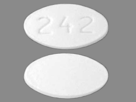 242: (57664-242) Carvedilol 3.125 mg Oral Tablet by Caraco Pharmaceutical Laboratories, Ltd.