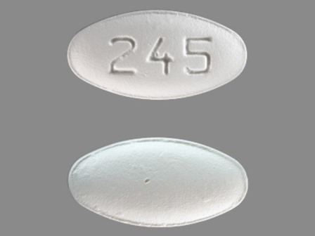 245: (57664-245) Carvedilol 12.5 mg Oral Tablet by Caraco Pharmaceutical Laboratories, Ltd.