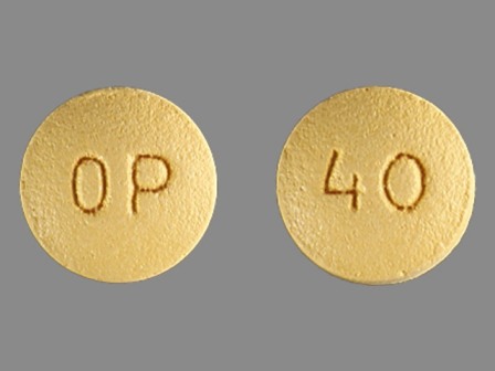 40 OP: (59011-440) 12 Hr Oxycontin 40 mg Extended Release Tablet by Bryant Ranch Prepack