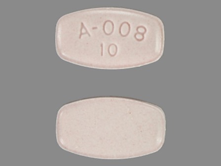 A 008 10: (59148-008) Abilify 10 mg Oral Tablet by Otsuka America Pharmaceutical, Inc.