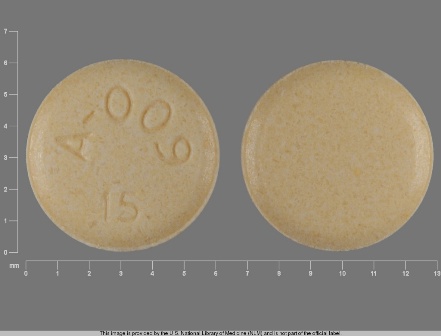 A 009 15: (59148-009) Abilify 15 mg Oral Tablet by Otsuka America Pharmaceutical, Inc.