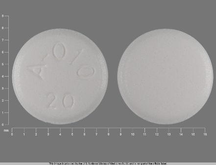 A 010 20: (59148-010) Abilify 20 mg Oral Tablet by Otsuka America Pharmaceutical, Inc.