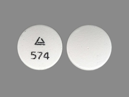 574: 24 Hr Fortamet 500 mg Extended Release Tablet
