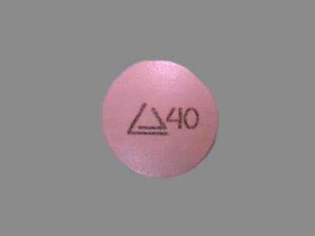 40: (59630-629) 24 Hr Altoprev 40 mg Extended Release Tablet by Shionogi Inc.