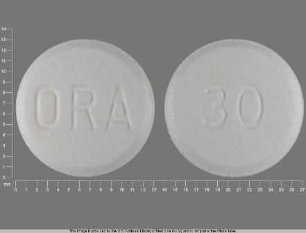 ORA 30: (59630-702) Orapred 30 mg Disintegrating Tablet by Shionogi Inc.