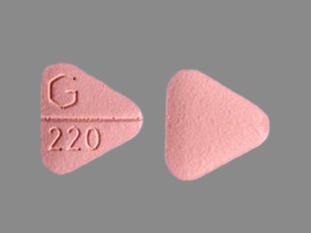 G 220: (59762-0220) Hctz 12.5 mg / Quinapril 20 mg Oral Tablet by Greenstone LLC