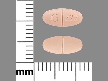 G 222: Hctz 12.5 mg / Quinapril 10 mg Oral Tablet