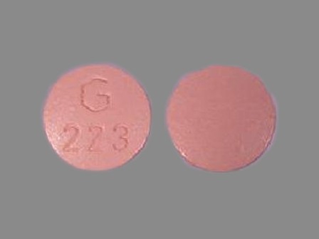 G 223: (59762-0223) Hctz 25 mg / Quinapril 20 mg Oral Tablet by Greenstone LLC