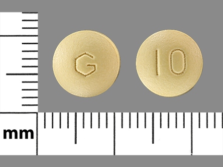 10 G: (59762-0246) Donepezil Hydrochloride 10 mg Oral Tablet by Greenstone LLC