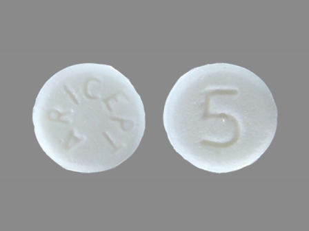 5 ARICEPT: (59762-0250) Donepezil Hydrochloride 5 mg Disintegrating Tablet by Greenstone LLC