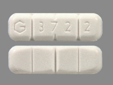 G3722: Alprazolam 2 mg Oral Tablet