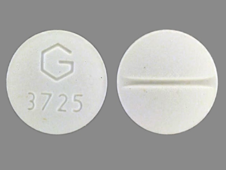 G3725: (59762-3725) Glyburide 1.25 mg Oral Tablet by Greenstone Ltd.