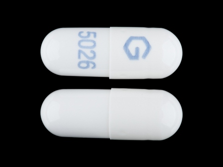 G 5026: (59762-5026) Gabapentin 100 mg Oral Capsule by Greenstone LLC