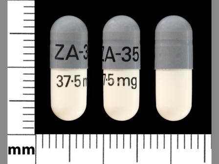 ZA 35 37 5 mg: (60429-121) Venlafaxine Hydrochloride 37.5 mg Oral Capsule, Extended Release by A-s Medication Solutions