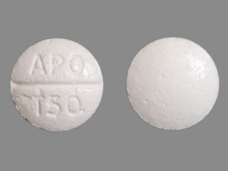 APO T50: Trazodone Hydrochloride 50 mg Oral Tablet