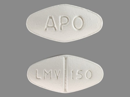 APO LMV 150: (60429-353) 3tc 150 mg Oral Tablet by Golden State Medical Supply, Inc.