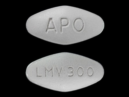 APO LMV 300: (60429-354) Lamivudine 300 mg Oral Tablet, Film Coated by State of Florida Doh Central Pharmacy