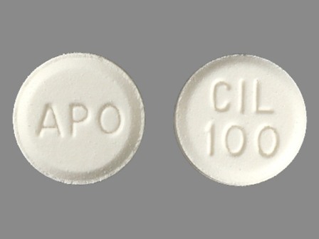 APO CIL 100: (60429-363) Cilostazol 100 mg Oral Tablet by Remedyrepack Inc.
