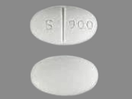 S 900: Alprazolam 0.25 mg Oral Tablet