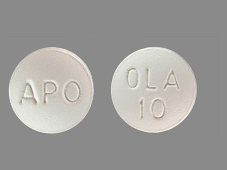 APO OLA 10: (60429-623) Olanzapine 10 mg Oral Tablet, Film Coated by Remedyrepack Inc.