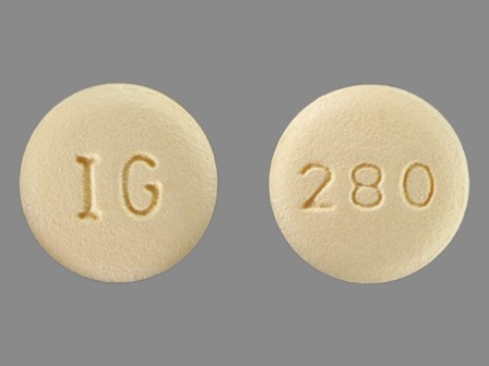 IG 280: (60429-771) Topiramate 100 mg Oral Tablet by Golden State Medical Supply, Inc.