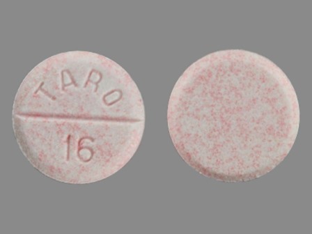 TARO 16: Carbamazepine 100 mg Chewable Tablet