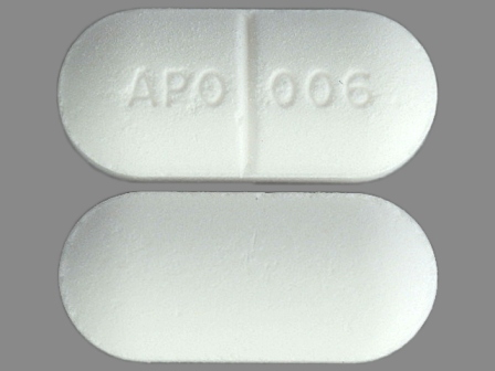 APO 006: (60505-0006) Captopril 100 mg Oral Tablet by Apotex Corp.