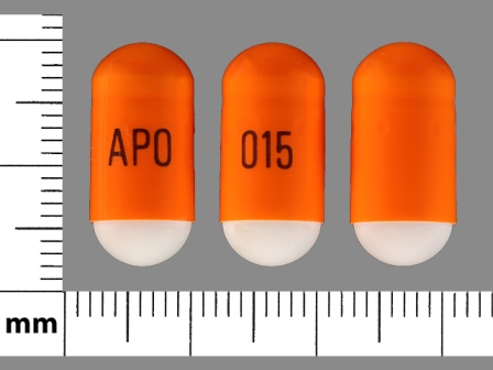APO 015: (60505-0015) Diltiazem Hydrochloride 180 mg 24 Hr Extended Release Capsule by Apotex Corp.