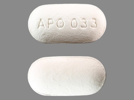 APO 033: (60505-0033) Pentoxifylline 400 mg Extended Release Tablet by Apotex Corp.