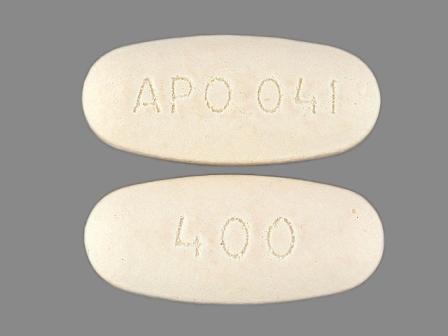 APO 041 400: (60505-0041) Etodolac 400 mg Oral Tablet, Film Coated by Bryant Ranch Prepack