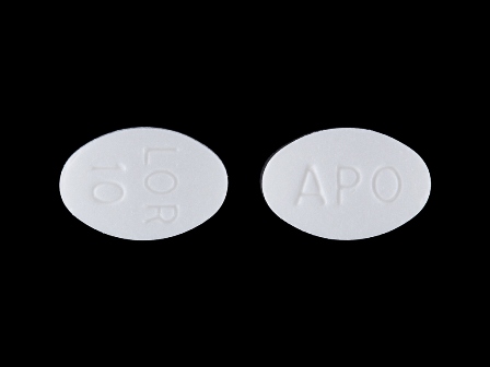 LOR 10 APO: Loratadine 10 mg 24 Hr Oral Tablet