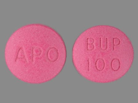 APO BUP 100: (60505-0157) Bupropion Hydrochloride 100 mg Oral Tablet, Film Coated by Ncs Healthcare of Ky, Inc Dba Vangard Labs