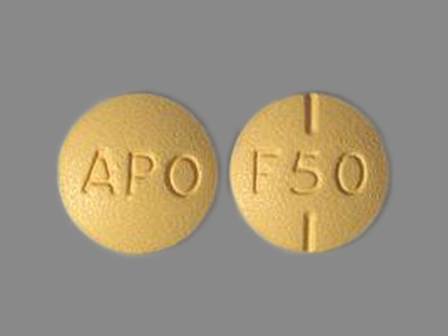 APO F50: (60505-0165) Fluvoxamine Maleate 50 mg Oral Tablet by Apotex Corp