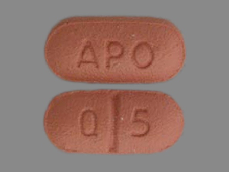 APO Q 5: (60505-0172) Quinapril (As Quinapril Hydrochloride) 5 mg Oral Tablet by Apotex Corp.