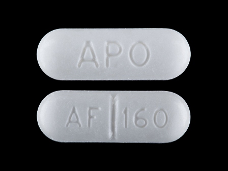 APO AF 160: (60505-0224) Sotalol Hydrochloride 160 mg Oral Tablet by Apotex Corp.