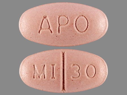 APO MI 30: (60505-0248) Mirtazapine 30 mg Oral Tablet, Film Coated by Proficient Rx Lp
