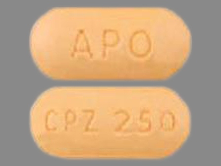APO CPZ 250: (60505-2532) Cefprozil 250 mg Oral Tablet by Apotex Corp