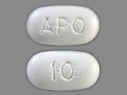 APO 10: (60505-2605) Zolpidem Tartrate 10 mg Oral Tablet by Cardinal Health