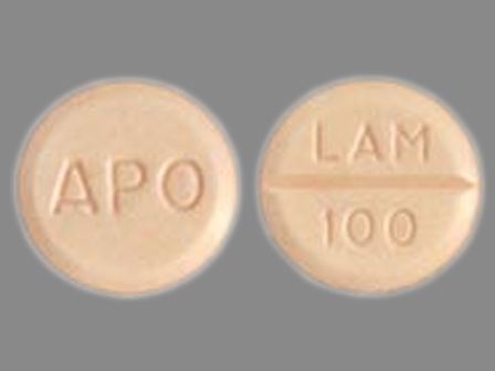 LAM 100 APO: (60505-2664) Lamotrigine 100 mg Oral Tablet by Apotex Corp