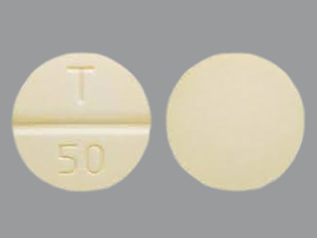 T 50: Phenytoin 50 mg Oral Tablet, Chewable