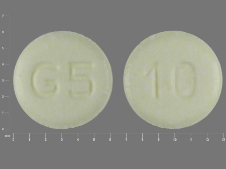 G5 10: (60687-169) Pravastatin Sodium 10 mg Oral Tablet by American Health Packaging