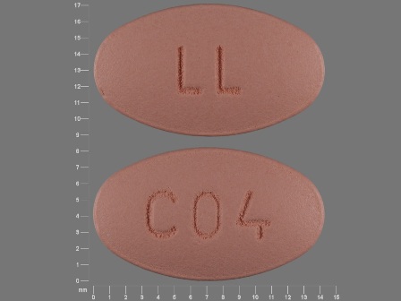 LL C04: (60687-210) Simvastatin 40 mg Oral Tablet, Film Coated by Ncs Healthcare of Ky, Inc Dba Vangard Labs