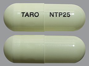 TARO NTP25: (60687-293) Nortriptyline Hydrochloride 25 mg Oral Capsule by Avpak