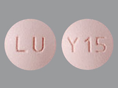 LU Y15: (60687-327) Quetiapine Fumarate 25 mg Oral Tablet by Cardinal Health
