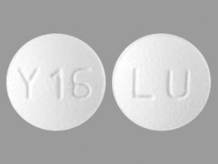 LU Y16: Quetiapine Fumarate 50 mg Oral Tablet