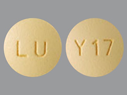 LU Y17: Quetiapine Fumarate 100 mg Oral Tablet