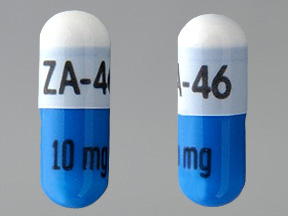 ZA 46 10mg: (60687-354) Ramipril 10 mg Oral Capsule by Cadila Healthcare Limited