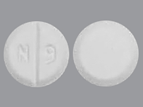 N 9: (60687-356) Benztropine Mesylate .5 mg Oral Tablet by American Health Packaging